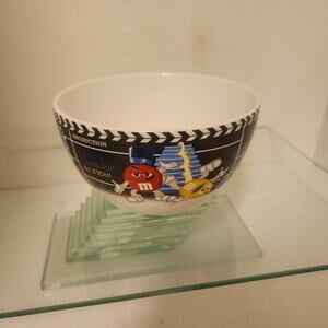 Vintage Ceramic M&M Red and Yellow Character bowl